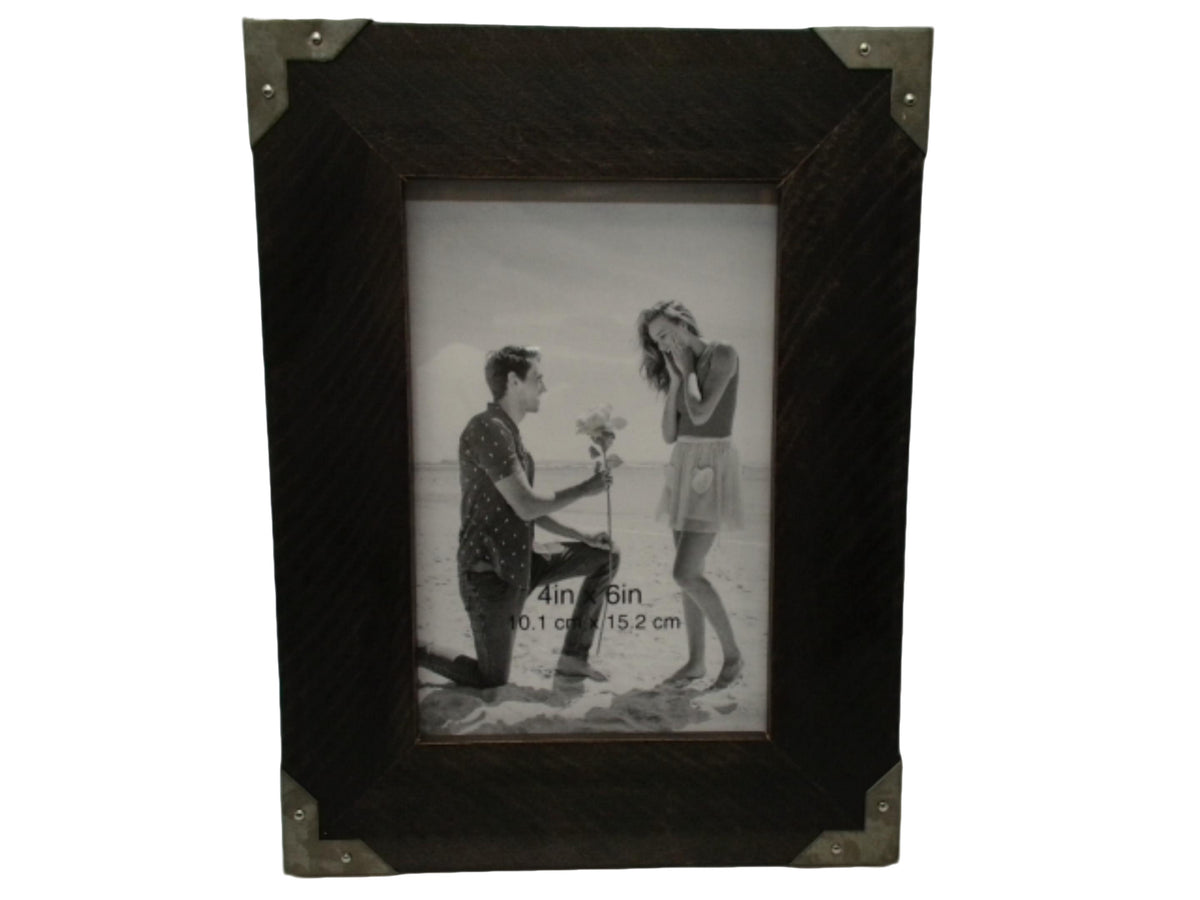 Cadre photo 10x15 cm en bois foncé Better Homes & Gardens (affichage)
