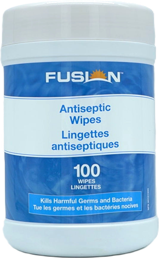 Antiseptic Wipes 100pk. Fusion (ENDCAP)