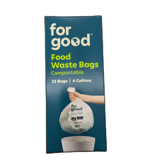 Food Waste Bags 4 Gallons Compostable For Good (endcap)3 for $7.99