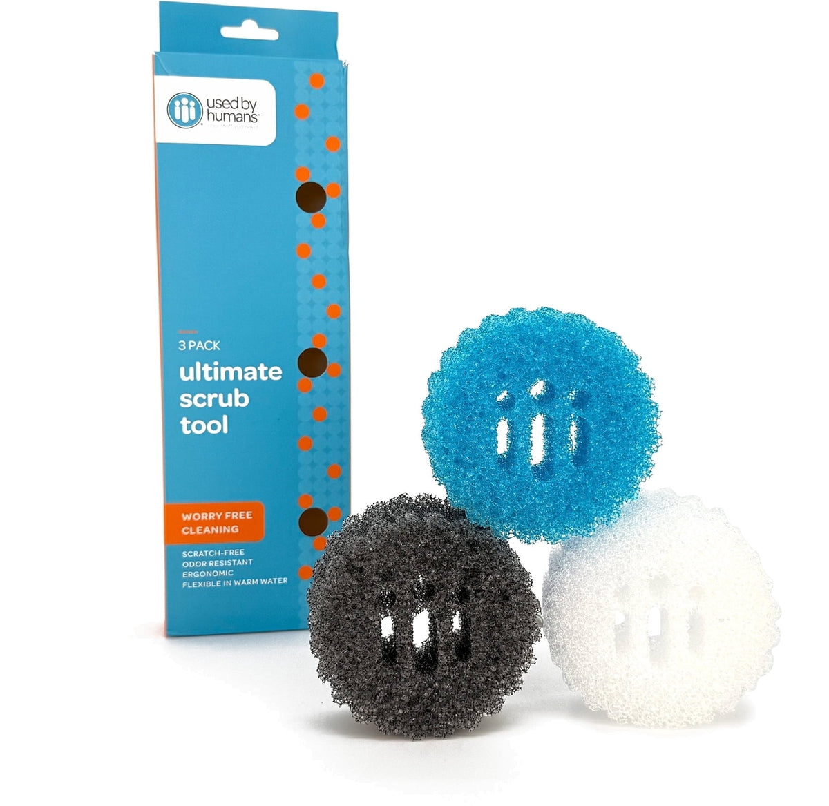 Ultimate Scrub Tool 3pk. Used By Humans