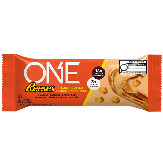One Protein Bar Reese's Peanut Butter Flavour 60g. 18g. Protein