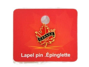 Canada Maple Leaf Pin Carded