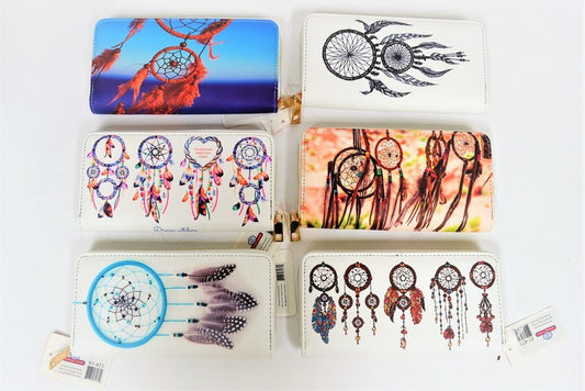 Ladies Wallet 6 Native Design Asst'd