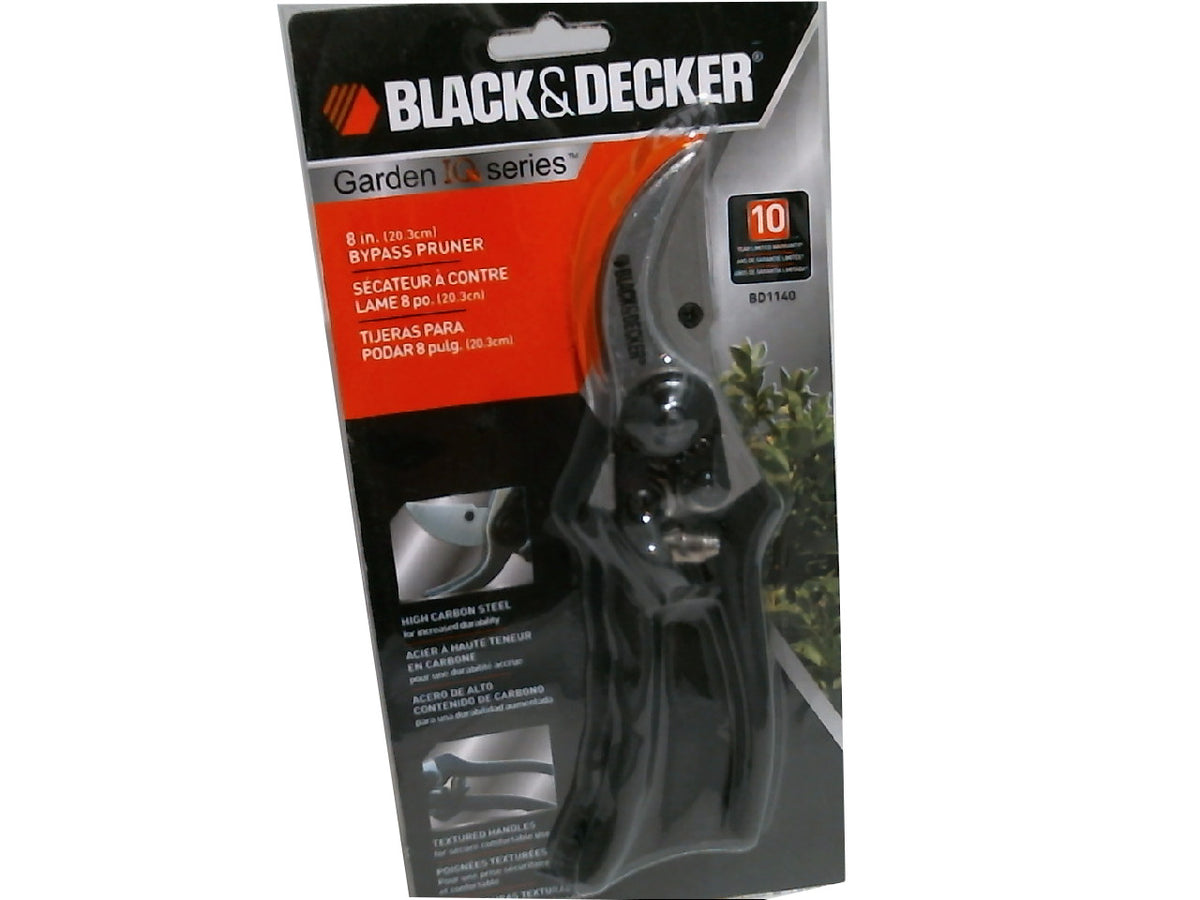 Bypass Pruner 8" Garden Series Black & Decker
