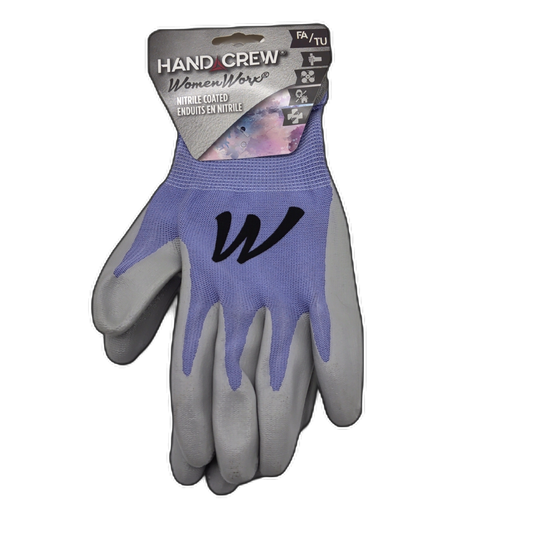 Gants de jardin enduits de nitrile Hand Crew Femme Worx