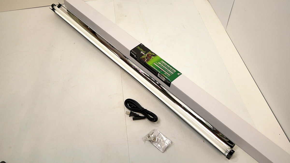 Fluorescent EDJ Grow Light Fixture 54W 48" T5 Bulb 6400k ProYard Hydro