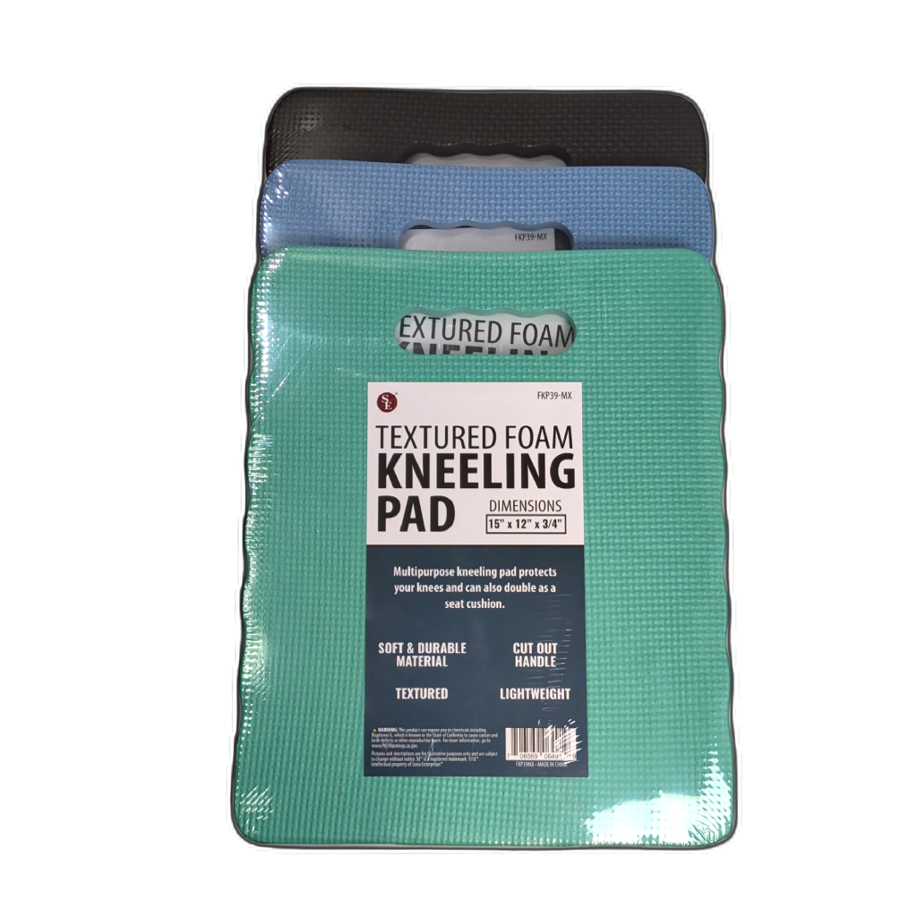 Textured Foam Kneeling Pad 15" X 12" X 3/4" Assorted Colours