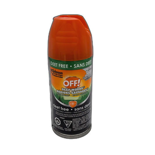 Off! Deep Woods Insect Repellent Deet Free Aerosol Spray 142g.