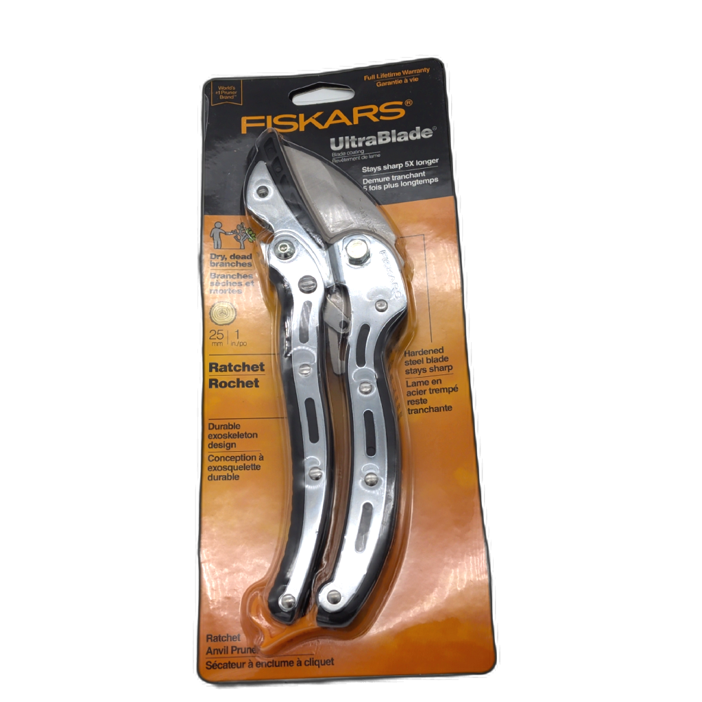 Ratchet Anvil Pruner 1" Fiskars Ultrablade