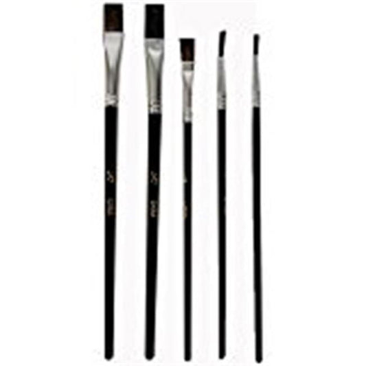 Artish Brush Set 5pc. Fine Camel Hair & Pure Bristle Shur-line - Additional View