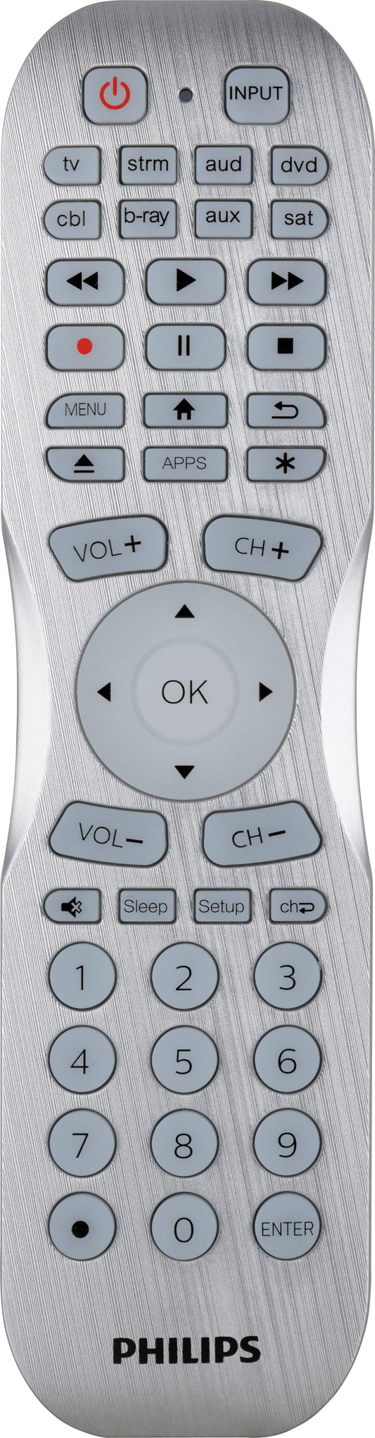 Universal Remote Bluetooth Programmable Up To 8 Devices Philips - Additional View