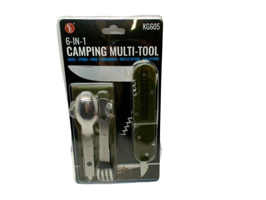 6 In 1 Camping Multi Tool
