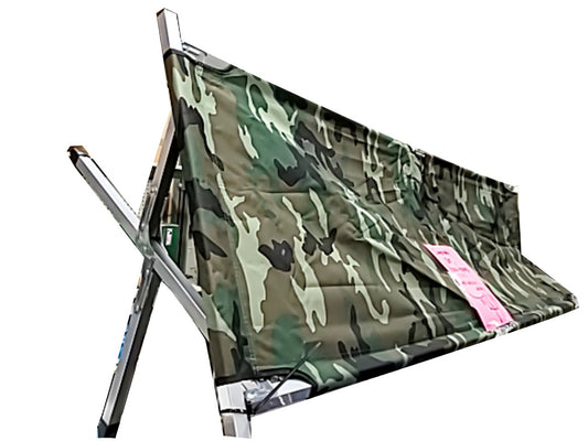 Camping Cot Steel Frame 75"x25" Camo Grizzly Outdoor(display)