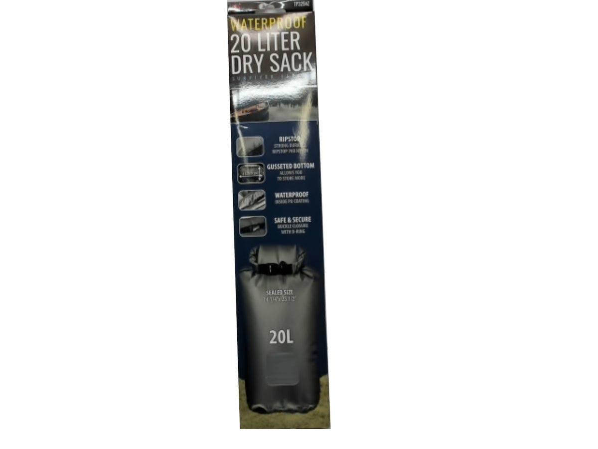 Dry Sack 20 Liter Waterproof 14.25" X 25.5"