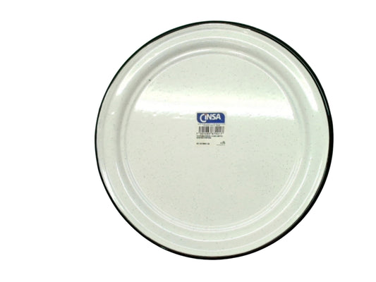 Enamel Plate On Steel 12.6" Cinsa
