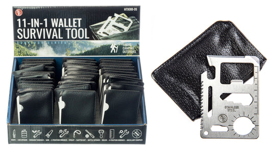 Survival Tool 11 Function Credit Card Size