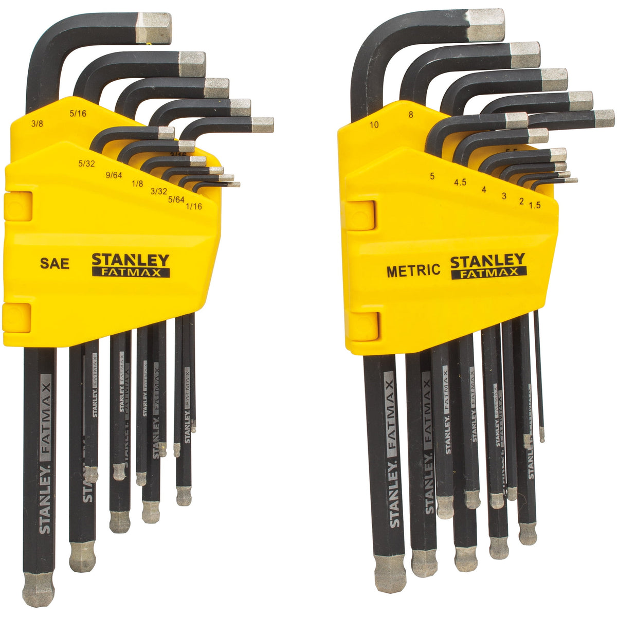 22pc. Hex Key Set SAE & Metric Diamond Grip Stanley - Additional View