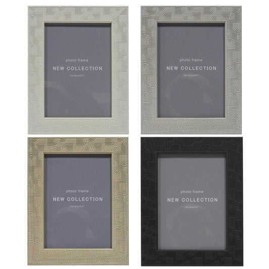 FRAME LOTTA 5X7" CARVED PS 4 Assorted Colours