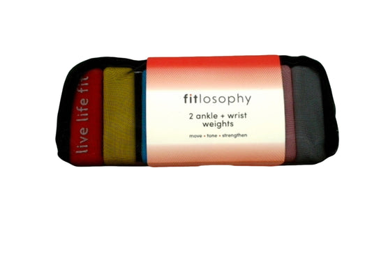 Ankle & Wrist Weights 2pk. 1lb. Each Fitlosophy