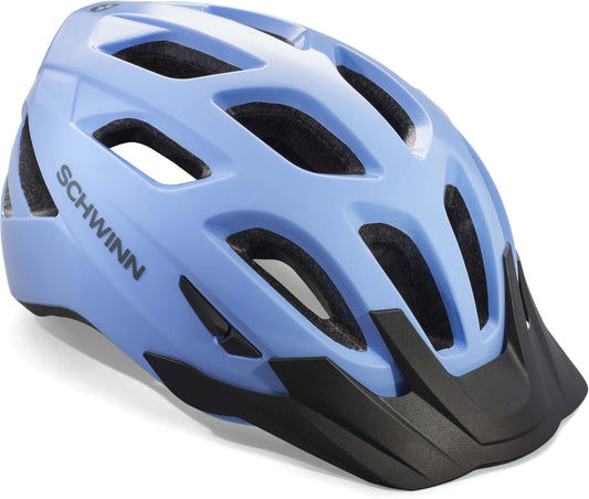 Adult Bike Helmet Light Blue Easy Adjust Schwinn