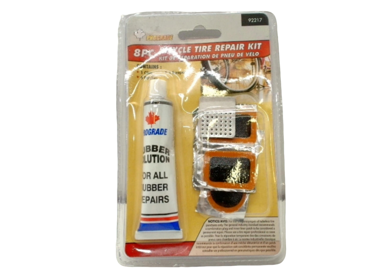 8pc. Bicycle Tire Repair Kit Prograde