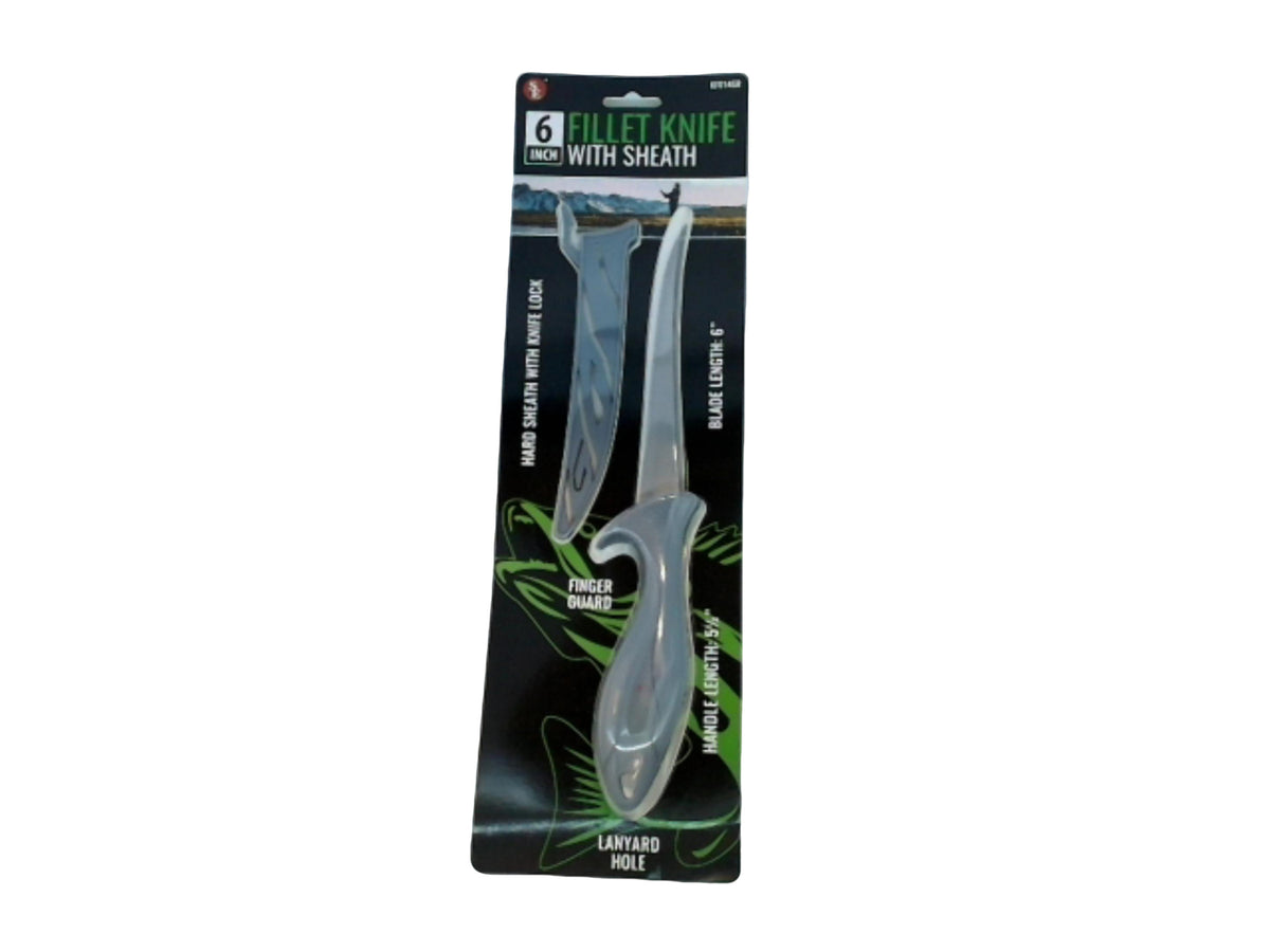 6" Fillet Knife w/Sheath