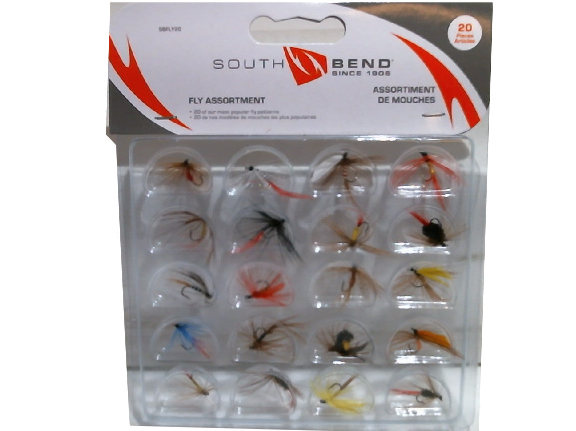 Fly Assortment 20pk. South Bend