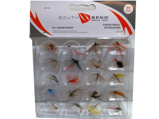 Fly Assortment 20pk. South Bend