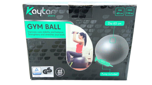 Gym Ball 65cm w/Pump Kaytan Sports