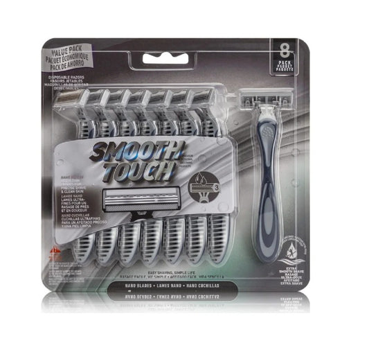 Men's Razor 3-Blade 8Pk Smooth Touch