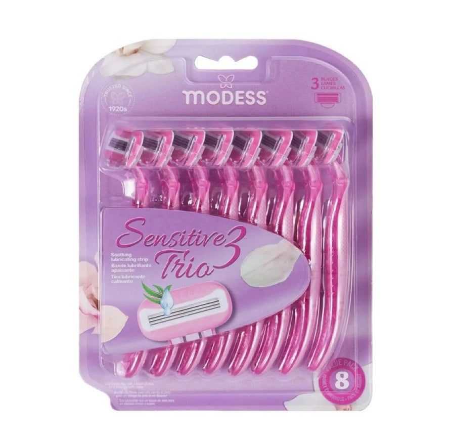 Women's Razor 3-Blade 8Pk Sensitive Modess