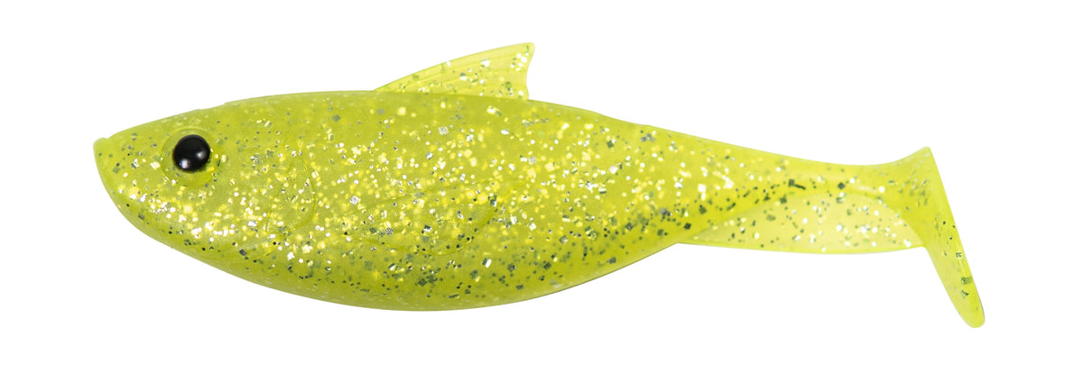 Bait Shifter Shad 4" 3/8oz. Nitro Glow 2pk. Lunkerhunt - Additional View