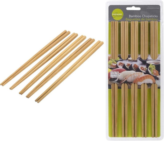 Chopsticks Bamboo 10 Pairs Luciano Gourmet
