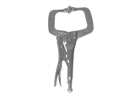 C-Clamp vise grip with flex jaws 11''