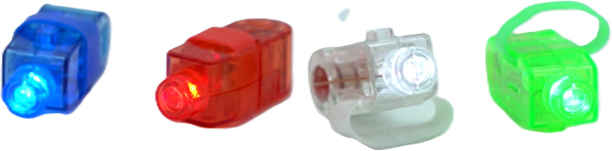 LED Finger Light Assorted Colours
