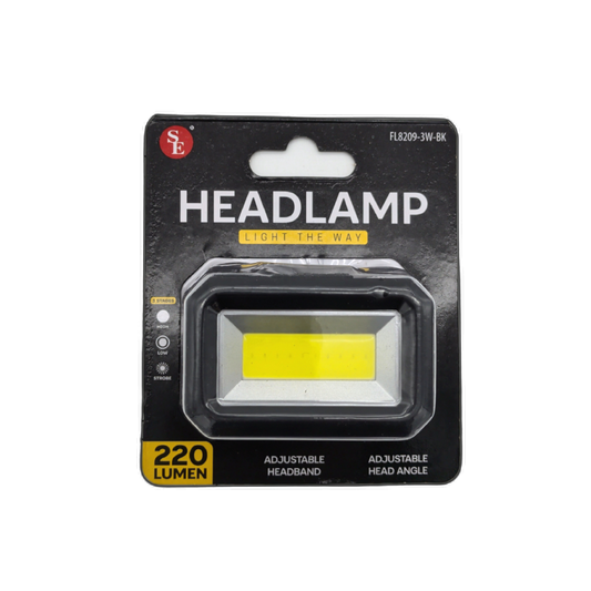 Headlamp Adjustable 220 Lumen 3 Stages