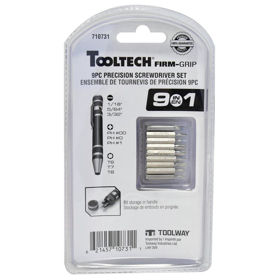 Precision Screwdriver Set 9 in 1 Tooltech - Additional View