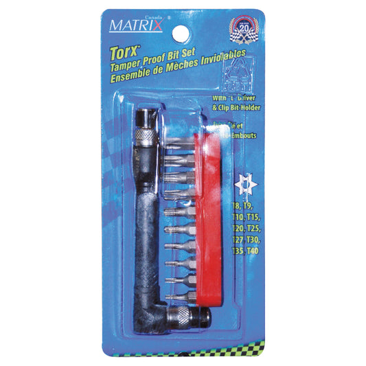 Embout Torx inviolable 12 pièces
