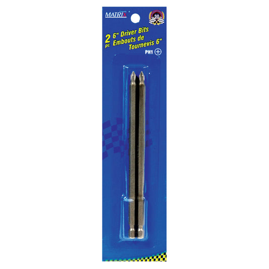 Embout de tournevis R2, paq. de 2, 6 po