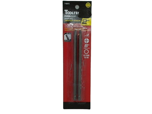Embouts de tournevis Ph2 2 pièces 6"