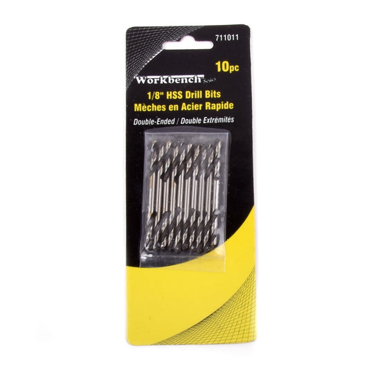 Double End Drill Bit 10 Pack 1/8"