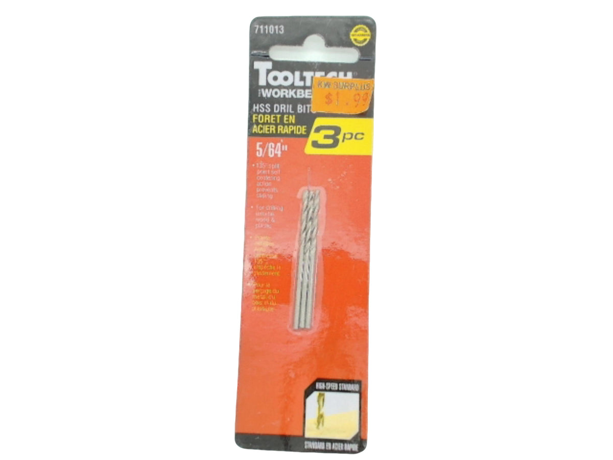 HSS drill bit 5/64 3 pc