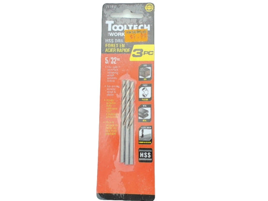 HSS drill bit 5/32 3 pc