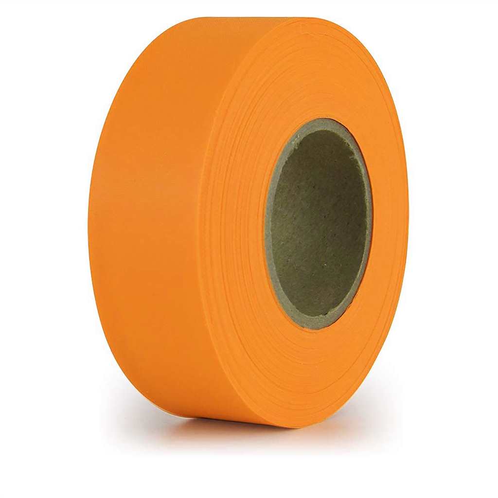 Ruban de balisage 60 m orange