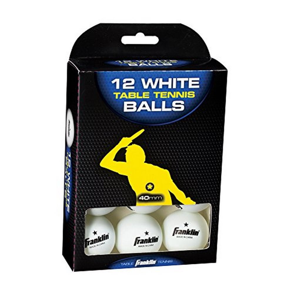 Table Tennis Balls 40mm 12pk. Franklin - Additional View