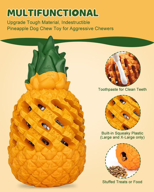 Pineapple Shape Dog Toy For Large Dogs - Additional View