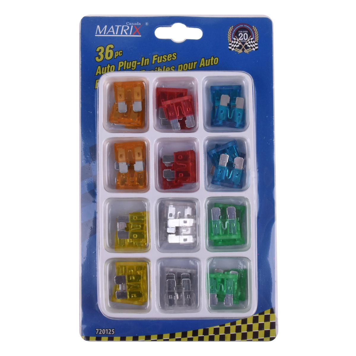 Auto Blade Fuse Set 36 Pc
