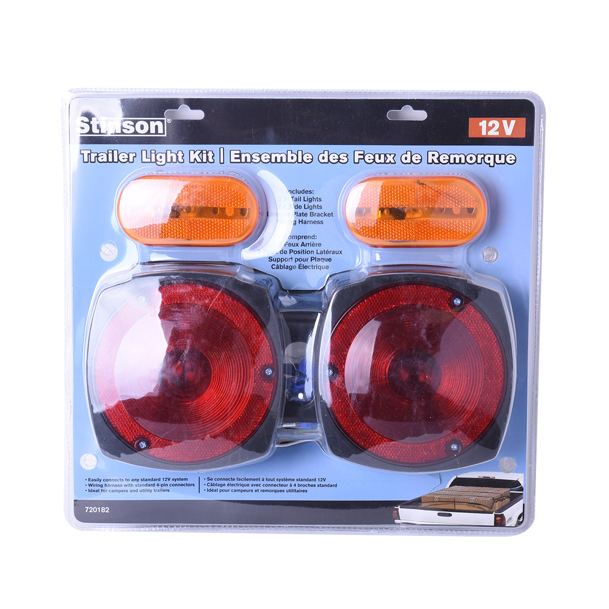 Kit de feux de remorque 12V