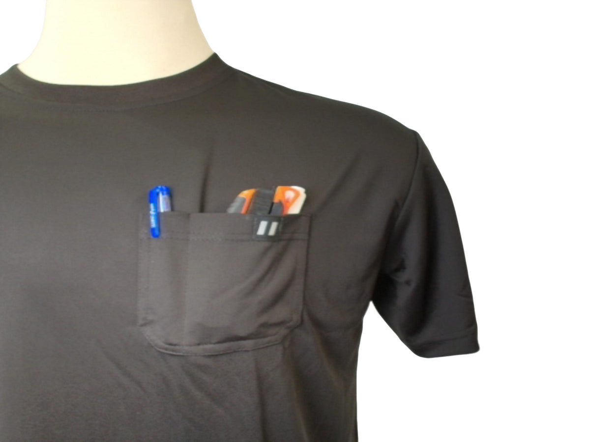 Antimicrobial T-Shirt Black Medium Forcefield - Additional View