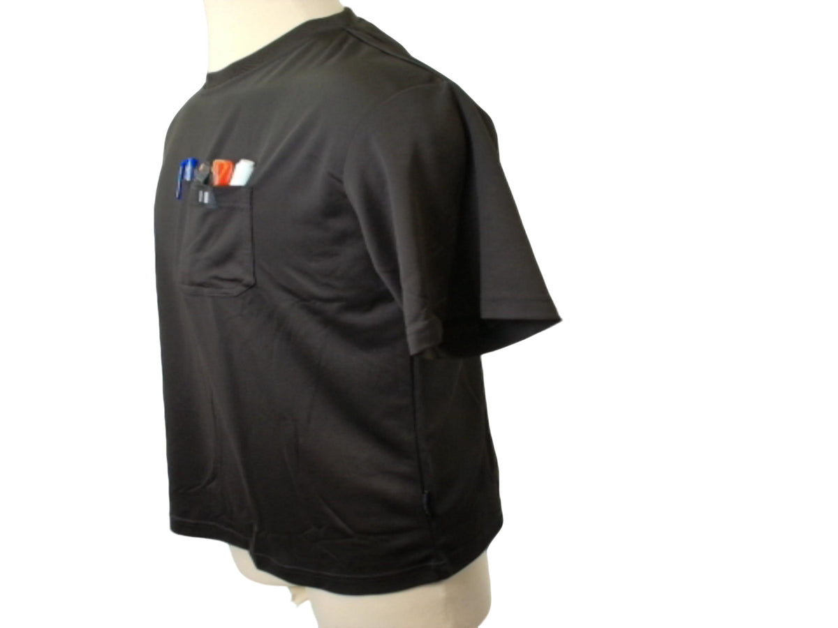 Antimicrobial T-Shirt Black Medium Forcefield - Additional View